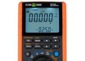 Præcis måling og signalgenerering i ét instrument Elma 6660 Procesmultimeter