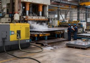 Maksimer driftstiden i metalindustrien: Den afgørende rolle for pålidelige trykluftsystemer