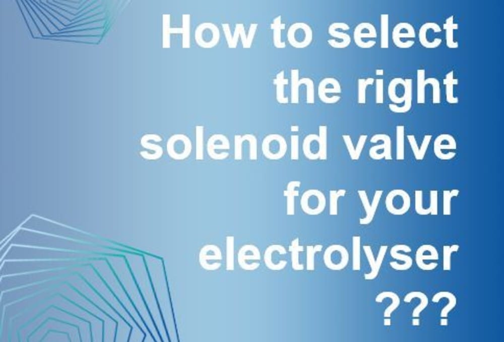 Bürkert - Effektiv drift af elektrolyseanlæg