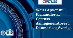 Dampgeneratorer og løsninger fra CERTUSS