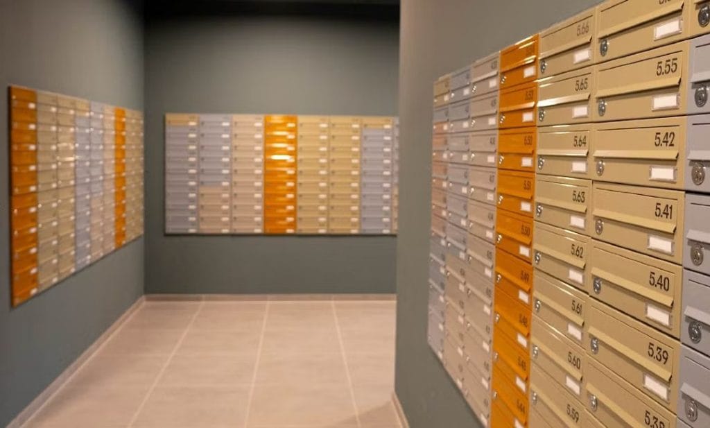 Terminalen i Vejle, Renz Basic Slim 502 postkasser