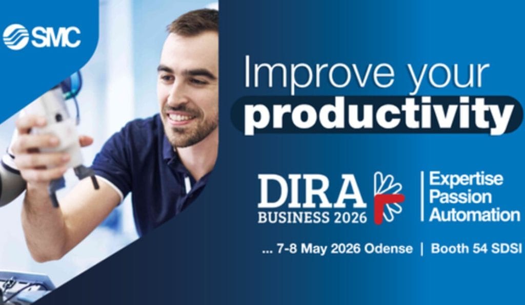 SMC - Besøg os på DIRA Business & ROBOTBRAG i Odense og se hvordan ZGS vakuumgriberen kan optimere din produktion.