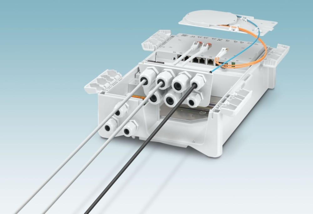 Smart Ethernet Box med forbedret outdoorhus og låseadapter