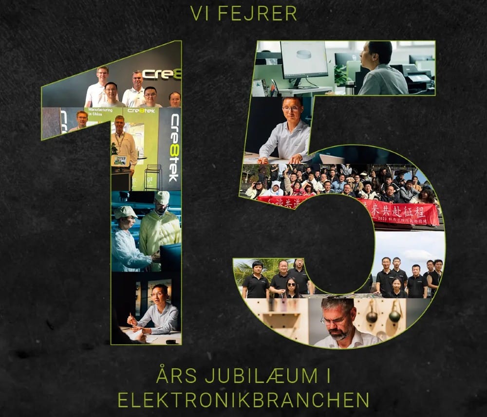 Cre8tek fejrer 15-års jubilæum