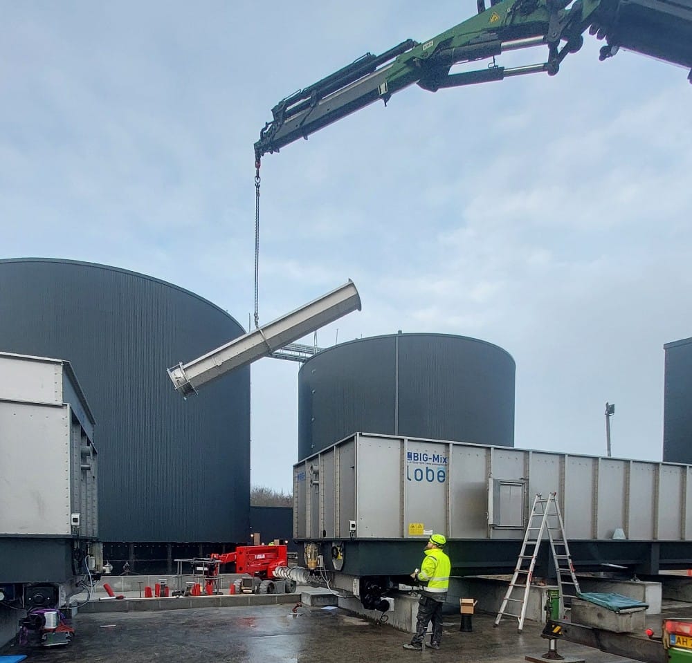 BIG-MIX på plads hos Biogas - Shell Low Carbon Solutions på Lolland