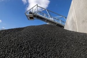 På Teknologisk Institut har man testet beton, hvor en del af de traditionelle tilslag af letvægtsklinker er erstattet med biokul, hvilket reducerer CO2-aftrykket. Foto; Stiesdal Skyclean