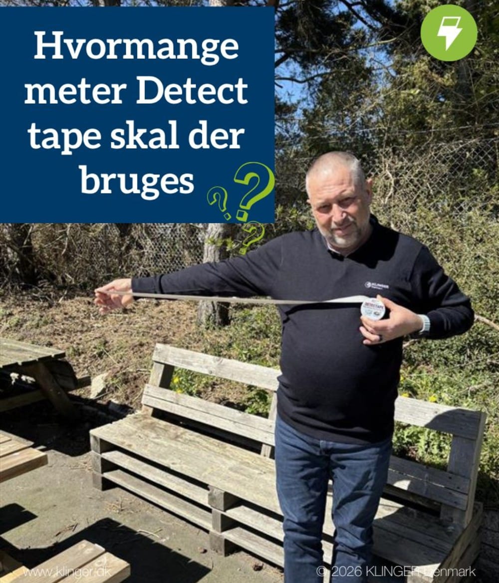 Hvor meget detect tape skal der egentlig bruges mellem Bramming og Veerst?