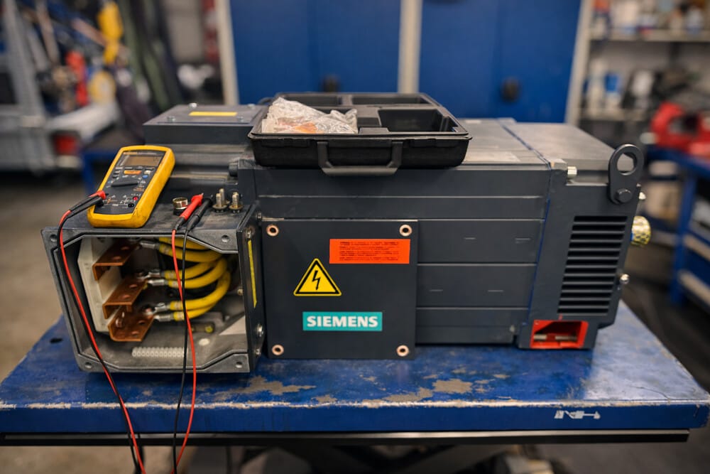 Fra slidt til som ny – kraftig SIEMENS el-motor genopbygget