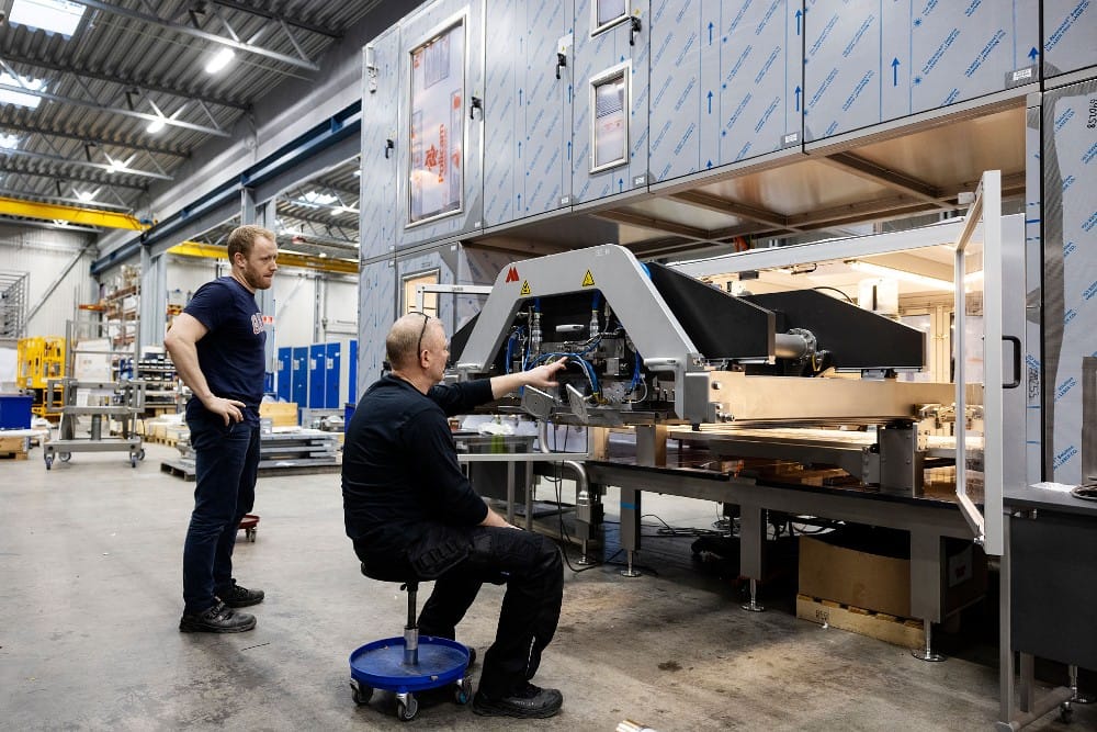 Som familieejet virksomhed har Aasted over 100 på bagen som fabrikant af produktionslinjer til den globale chokolade-, bageri- og konditoriindustri. Foto: Søren Svendsen