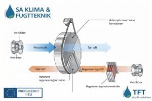 Adsorptionsaffugtere sikrer effektiv fugtkontrol i kolde bygninger
