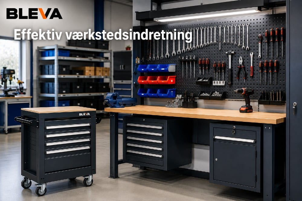 Effektiv værkstedsindretning skaber bedre arbejdsgange, højere kvalitet og øget sikkerhed