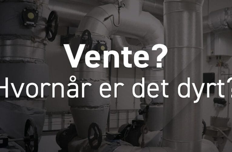 Hvornår bliver vedligeholdelsesefterslæb en risiko på varmeværker og energianlæg?