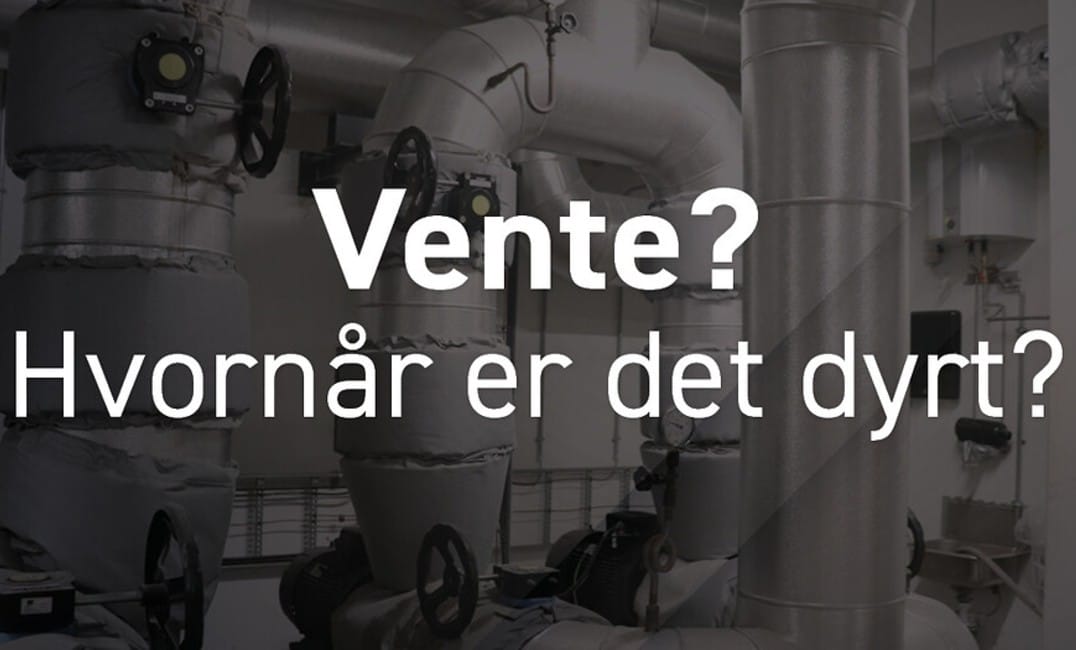 Hvornår bliver vedligeholdelsesefterslæb en risiko på varmeværker og energianlæg?