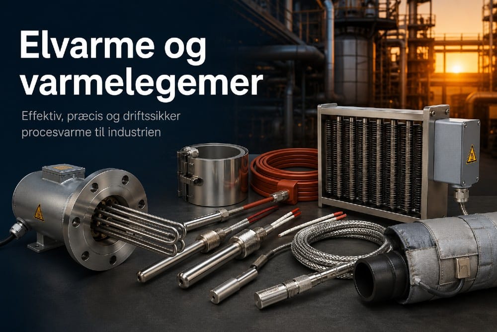 Elvarme og varmelegemer i moderne industri
