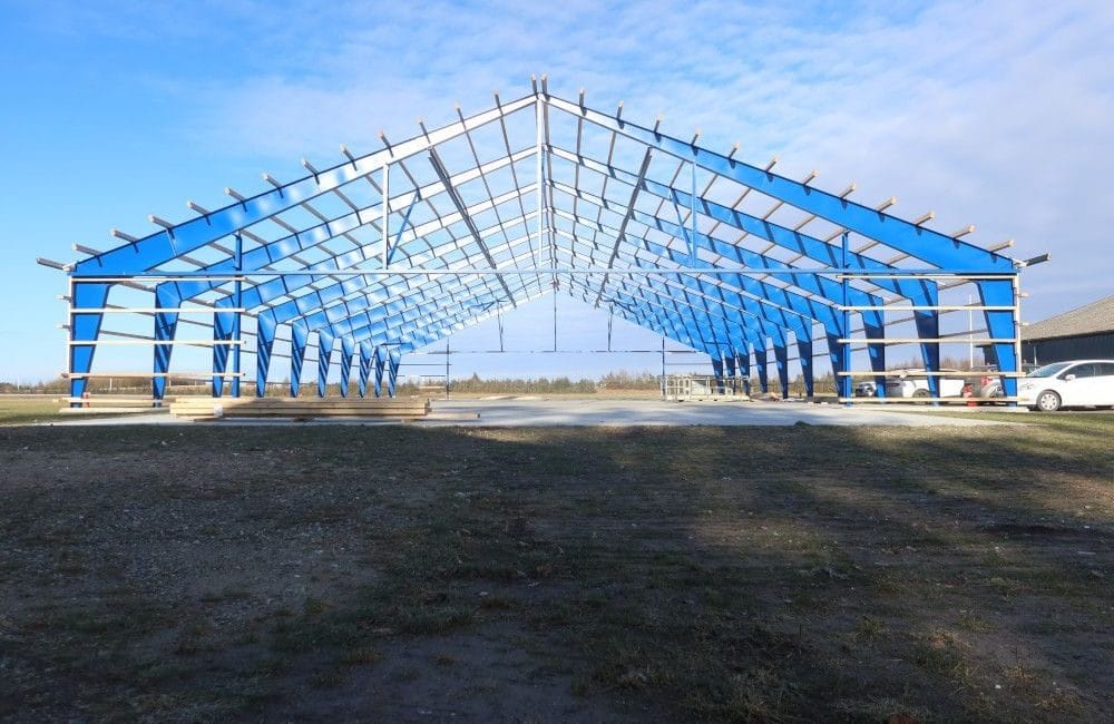 Hangar stålkonstruktion