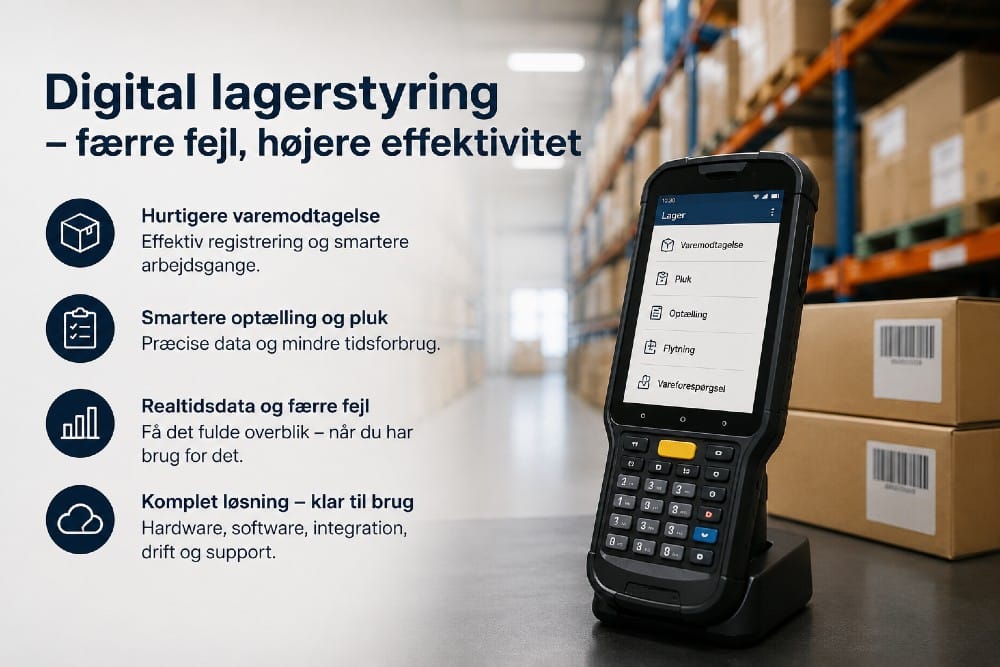 Digital lagerstyring skaber højere effektivitet og færre fejl