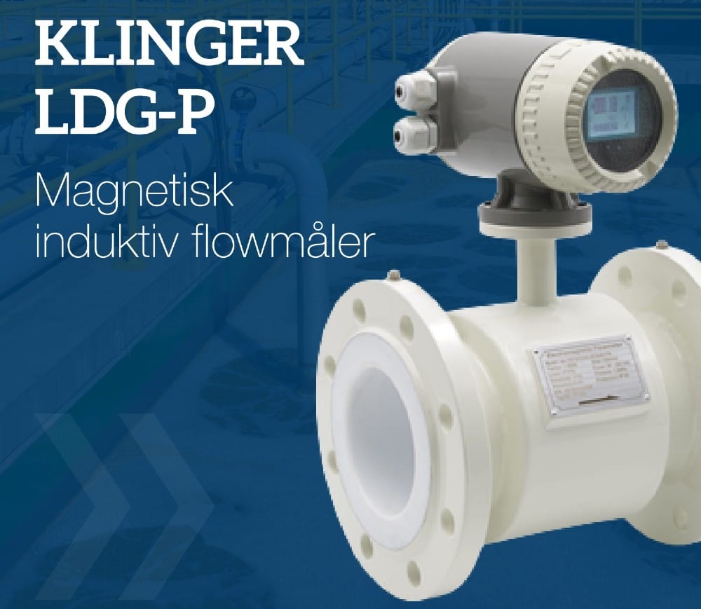 KLINGER - LDG‑P en magnetisk induktiv flowmåler
