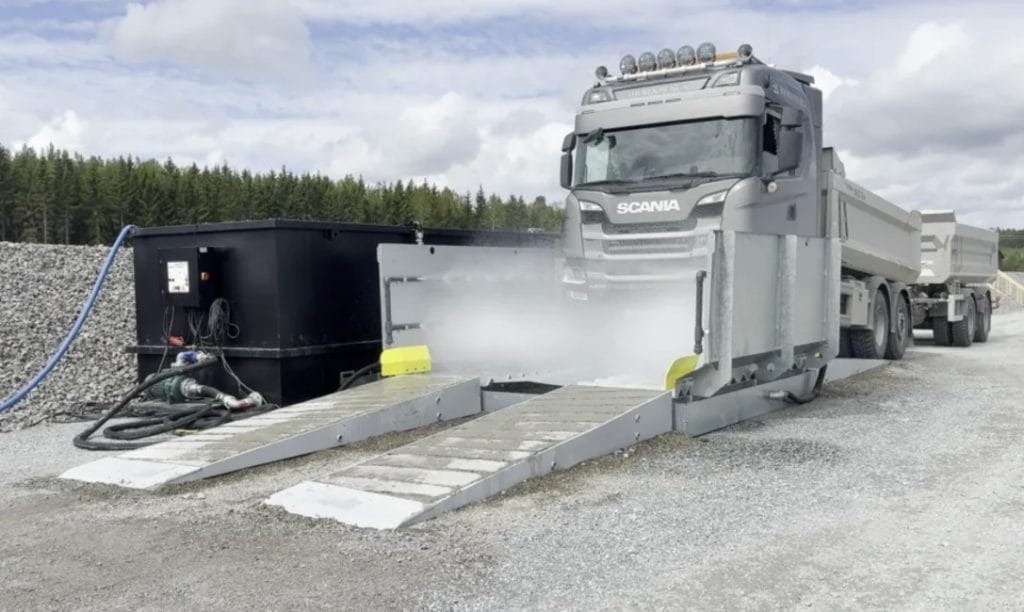 Nyhed - Mobil Hjulvask til lastbiler fra Spraystream