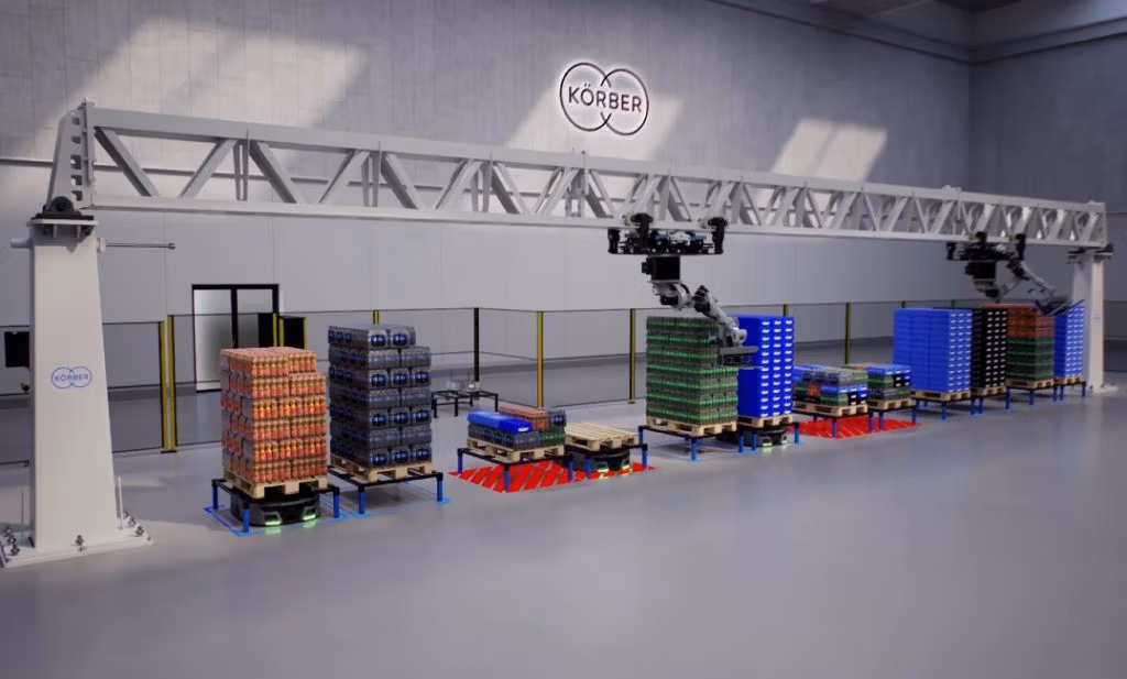 Körber fjerner kompleksiteten i mixed palletizing