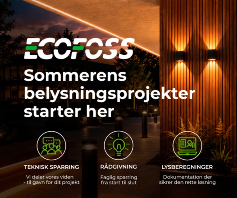 Udendørslys fra Ecofoss