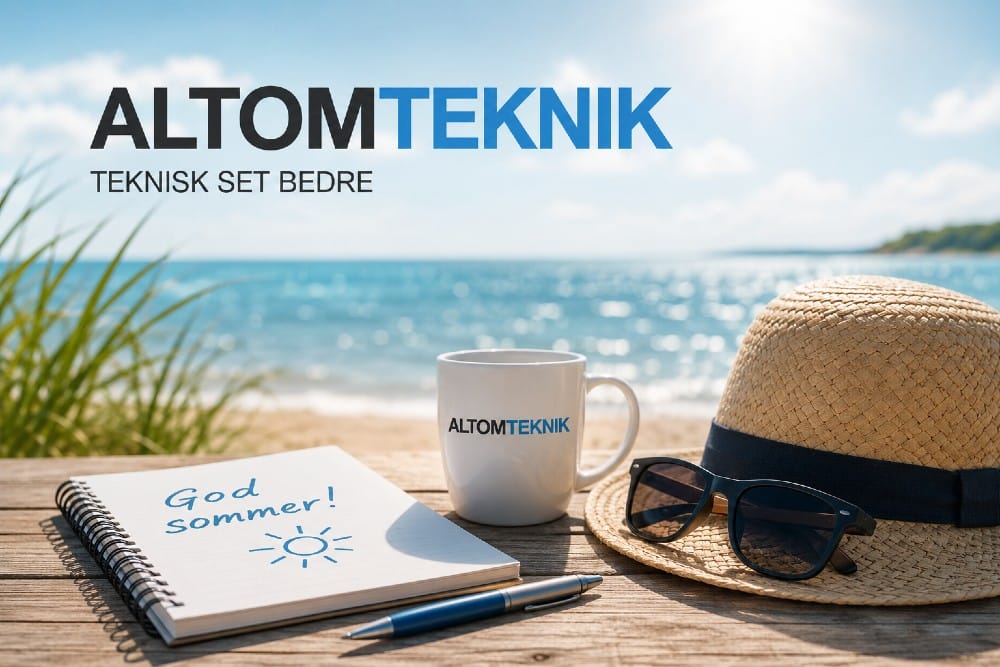 Dette billede illustrere Altomteknik.dk’s nyhedsbrev holder sommerpause – vi er tilbage den 18. august