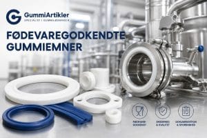 Fødevaregodkendte gummiemner stiller høje krav til sikkerhed, dokumentation og kvalitet