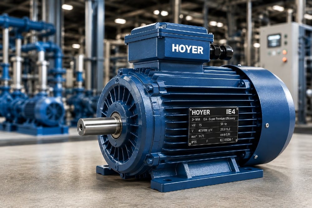 IE4-elmotorer løfter energieffektiviteten i industrien