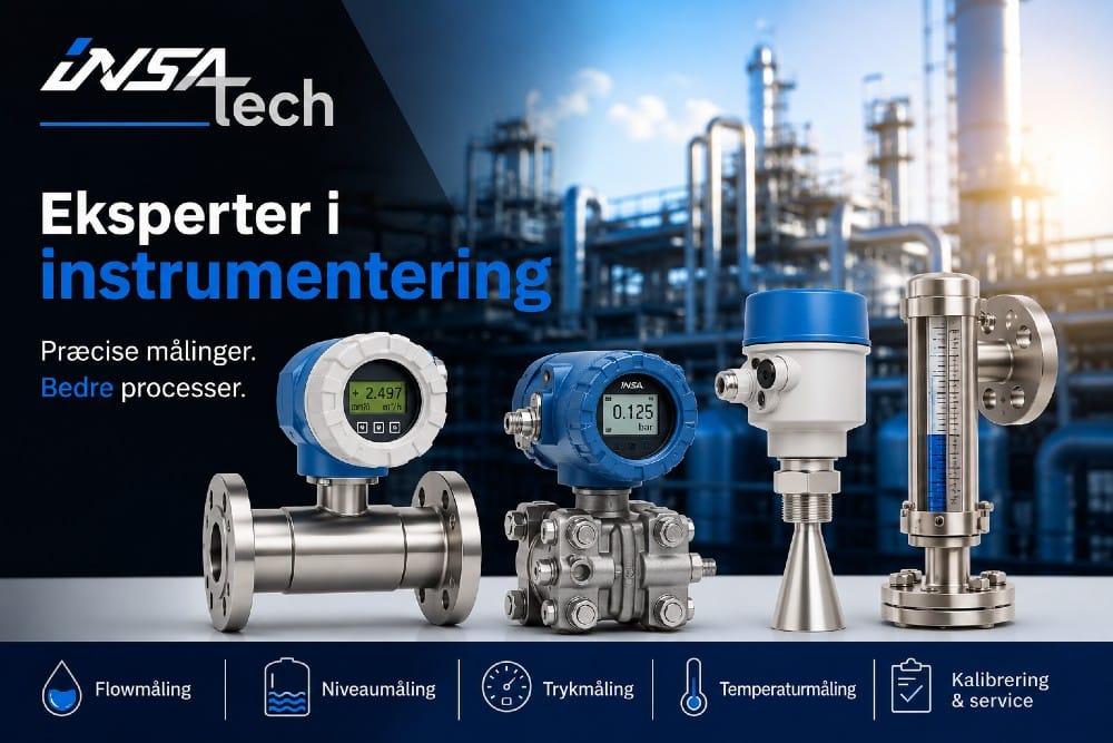 Insatech – Eksperter i instrumentering til fremtidens procesindustri
