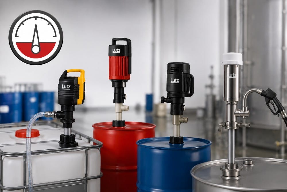 Lutz fadpumper og beholderpumper – sikker og effektiv væskehåndtering i industrien