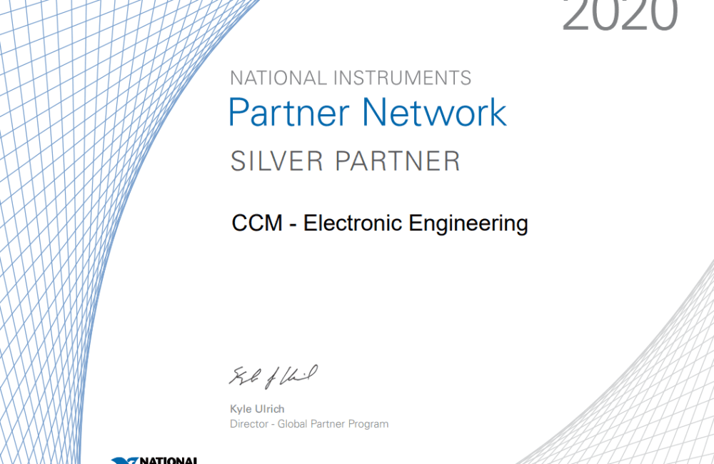 Vi er Silver Partner af National Instruments, med specialisering i Vision Systemer