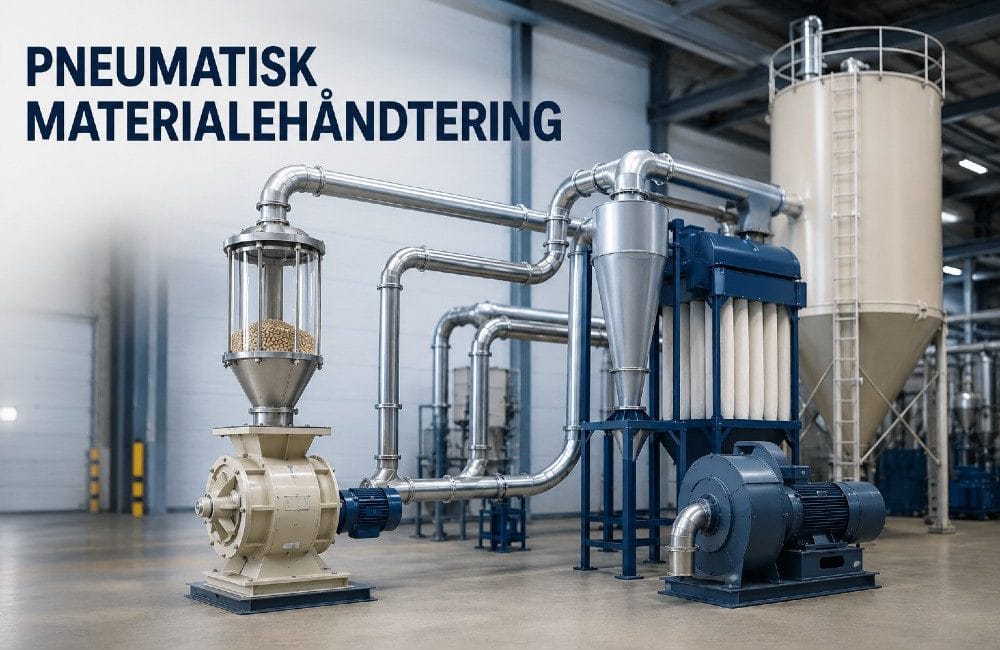 Pneumatisk materialehåndtering