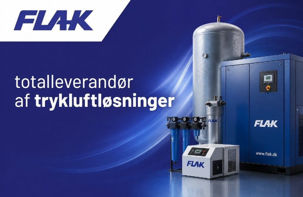 Trykluftløsninger fra Flak