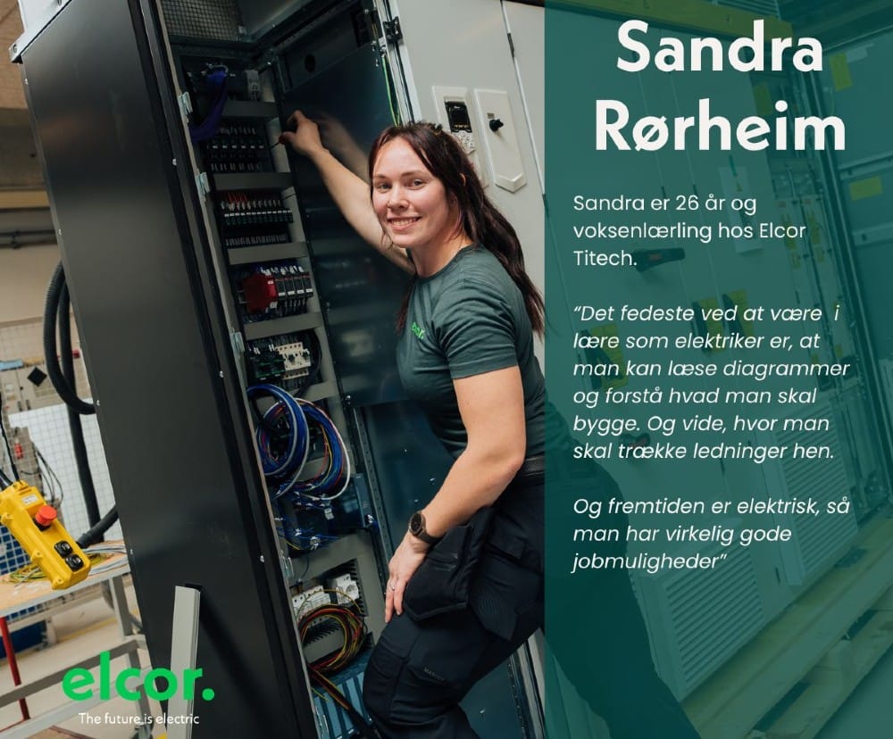 Hos Elcor Titech i Odense har vi 10 elektrikerlærlinge, og størstedelen af dem er voksenlærlinge.