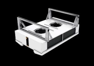 Process Dual Flow Unit Cooler
Forarbejdningsrum
Køleeffekt 40 til 143 kW 
Lamelleafstand 7 mm
Elektrisk afrimningssystem tilgængelig