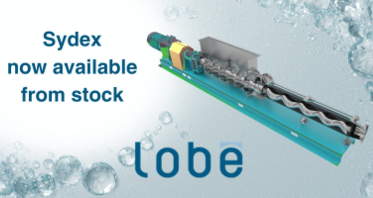 Lobe forhandler ekscentersnekkepumper fra Sydex