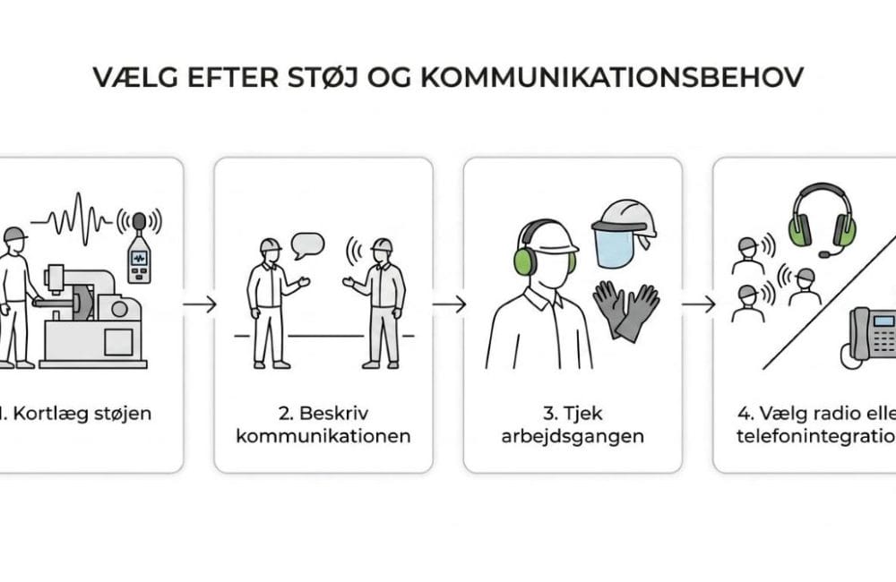 Hvilke 5 ting bør du tjekke, før du vælger høreværn med walkie talkie?