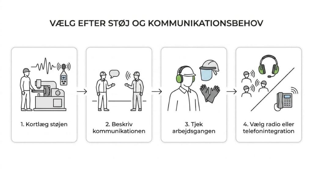 Hvilke 5 ting bør du tjekke, før du vælger høreværn med walkie talkie?