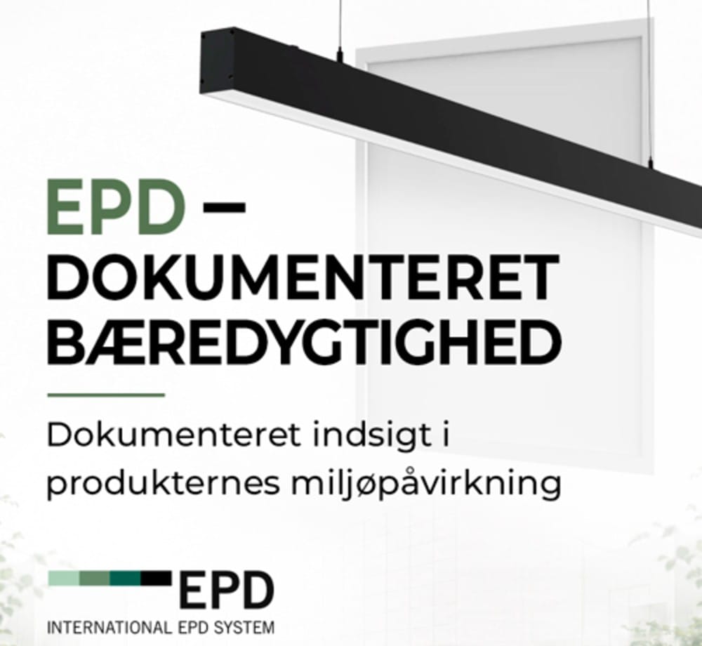 EPD-dokumenteret bæredygtighed