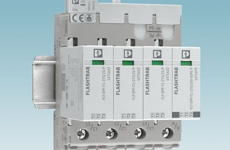 Kombineret lynstrøms- og transientafleder tilbyder beskyttelse for installationer og systemer: kraftig, sikker og kompakt.