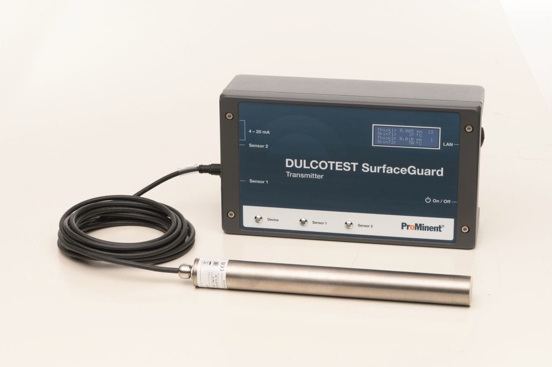 ProMinent lancerer nu DULCOTEST SurfaceGuard, et nyt målesystem, der registrerer biofilm og uorganiske belægninger i realtid, før de forårsager driftsforstyrrelser, hygiejneproblemer eller reduceret ydeevne.