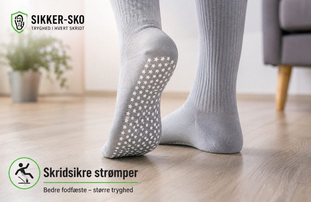 Skridsikre strømper