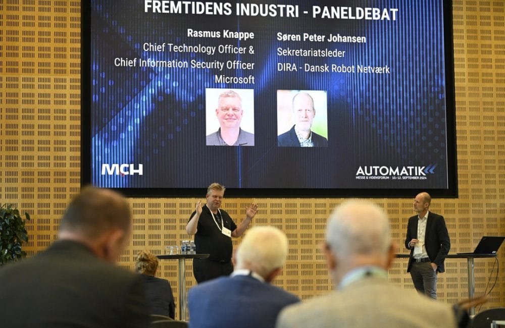 Fra koncefenceprogrammet på Automatik 2024 - også her i 2026 byder messen på et ambitiøst konferenceprogram. Foto: MCH/Lars Møller.