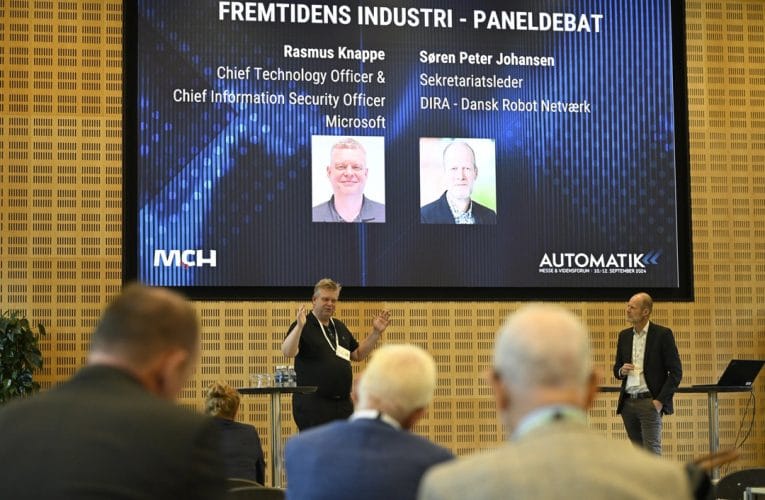 Fra koncefenceprogrammet på Automatik 2024 - også her i 2026 byder messen på et ambitiøst konferenceprogram. Foto: MCH/Lars Møller.