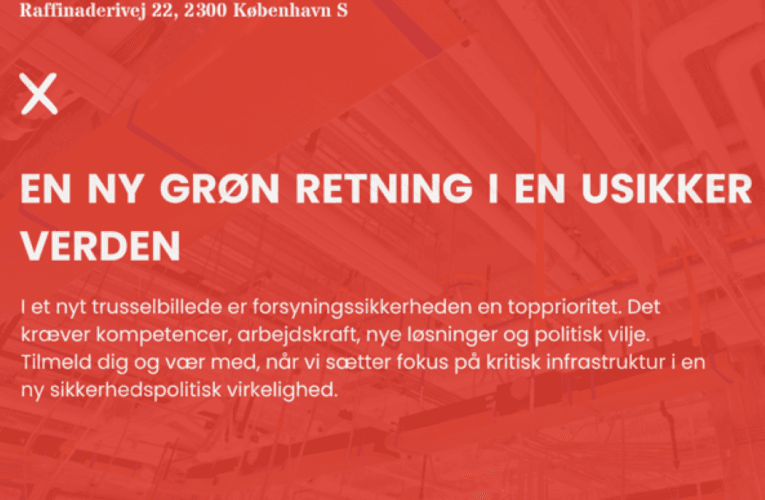 Konference: En ny grøn retning i en usikker verden