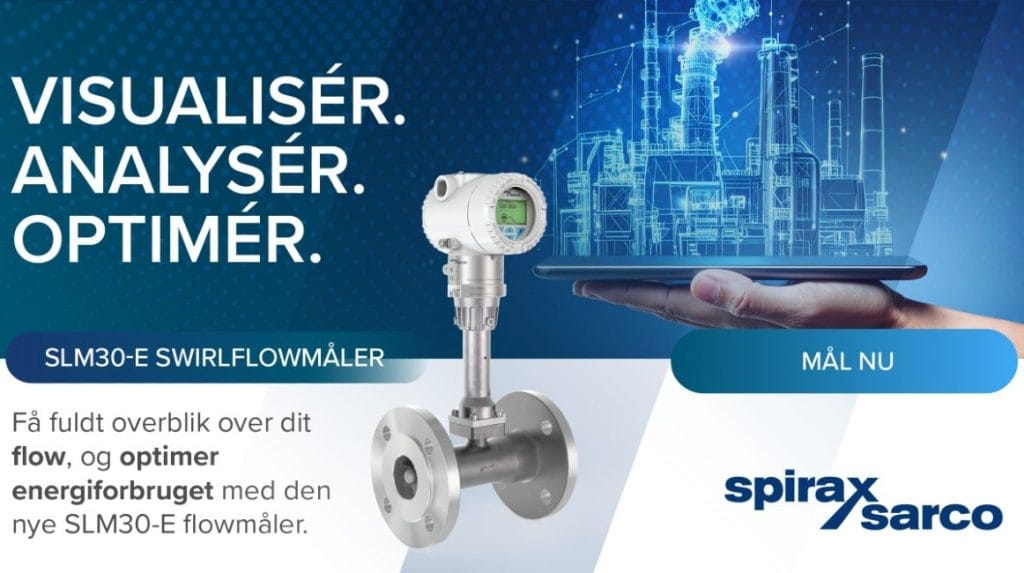 Overvåg energiforbrug med flowmåler fra Spirax Sarco