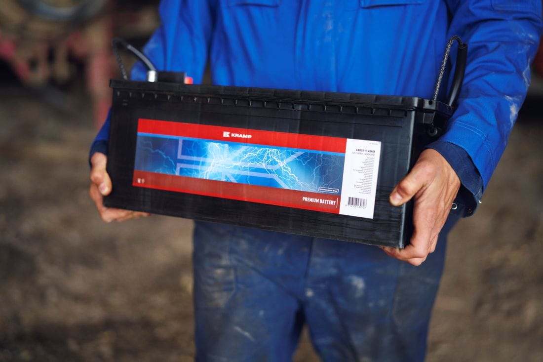 Kramp lancerer den 1. oktober et fuldt sortiment af batterier under eget navn.