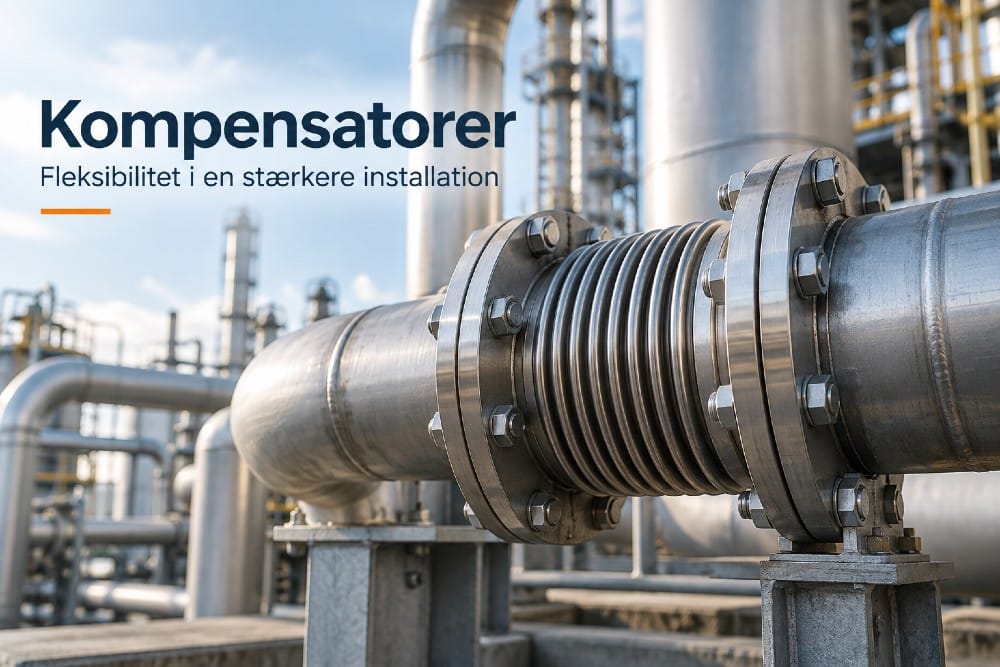 Kompensatorer spiller en vigtig rolle i mange industrielle rørsystemer og procesanlæg. De optager bevægelser og kan reducere belastningen på rør, pumper, ventiler og andet tilsluttet udstyr.