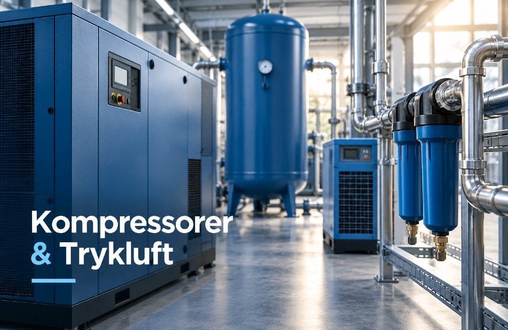 Kompressorer og trykluft