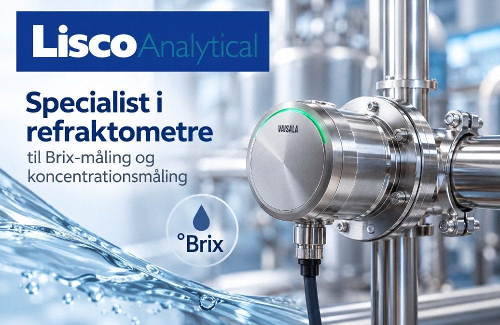 Lisco Analytical – specialist i refraktometre og inline Brix-måling