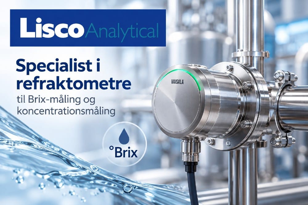Lisco Analytical – specialist i refraktometre og inline Brix-måling